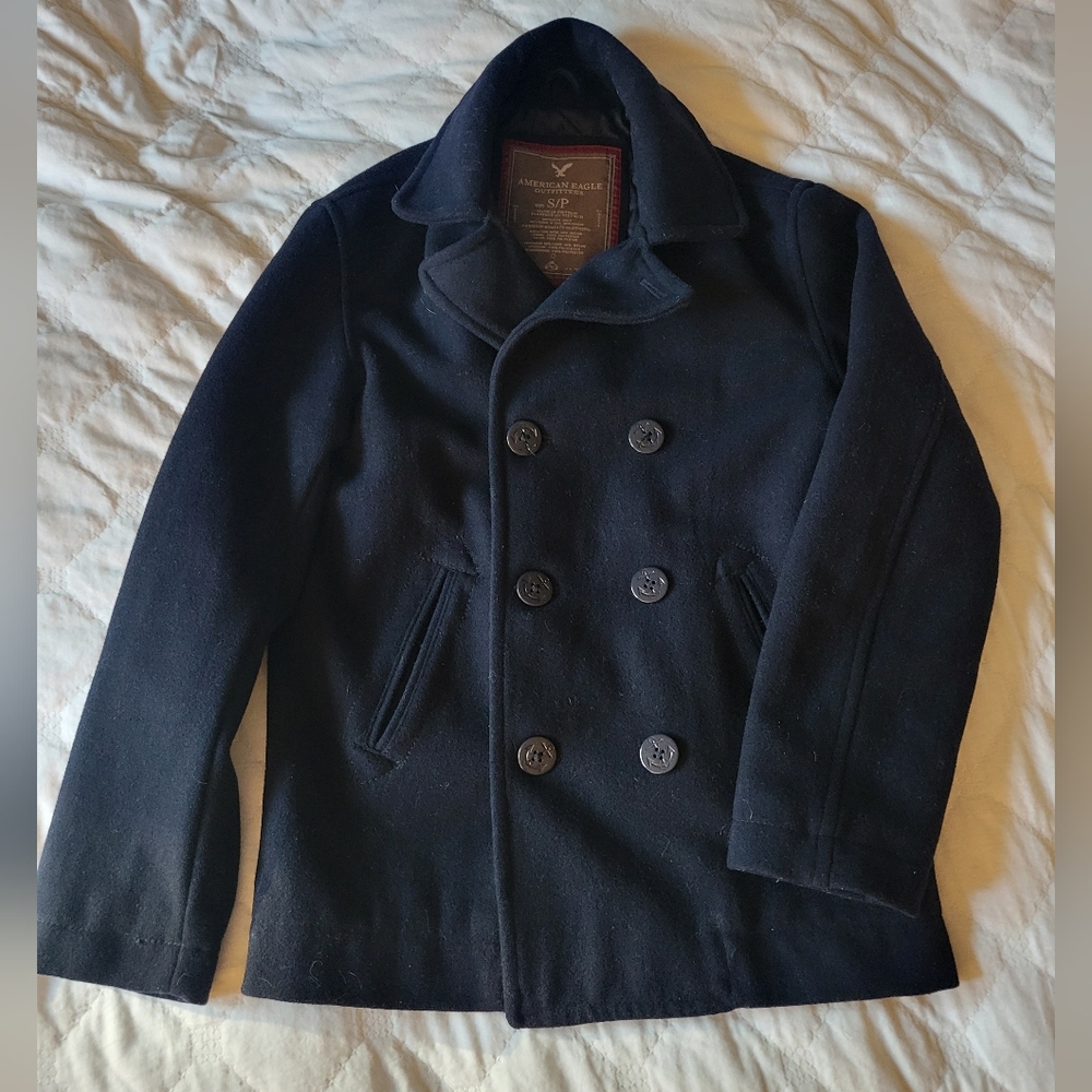 American Eagle Outfitters wool peacoat, men's small